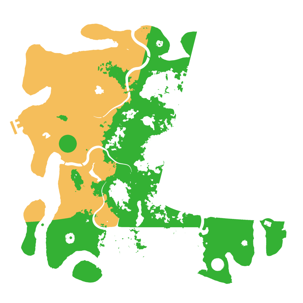 Biome Rust Map: Procedural Map, Size: 4500, Seed: 1622944625