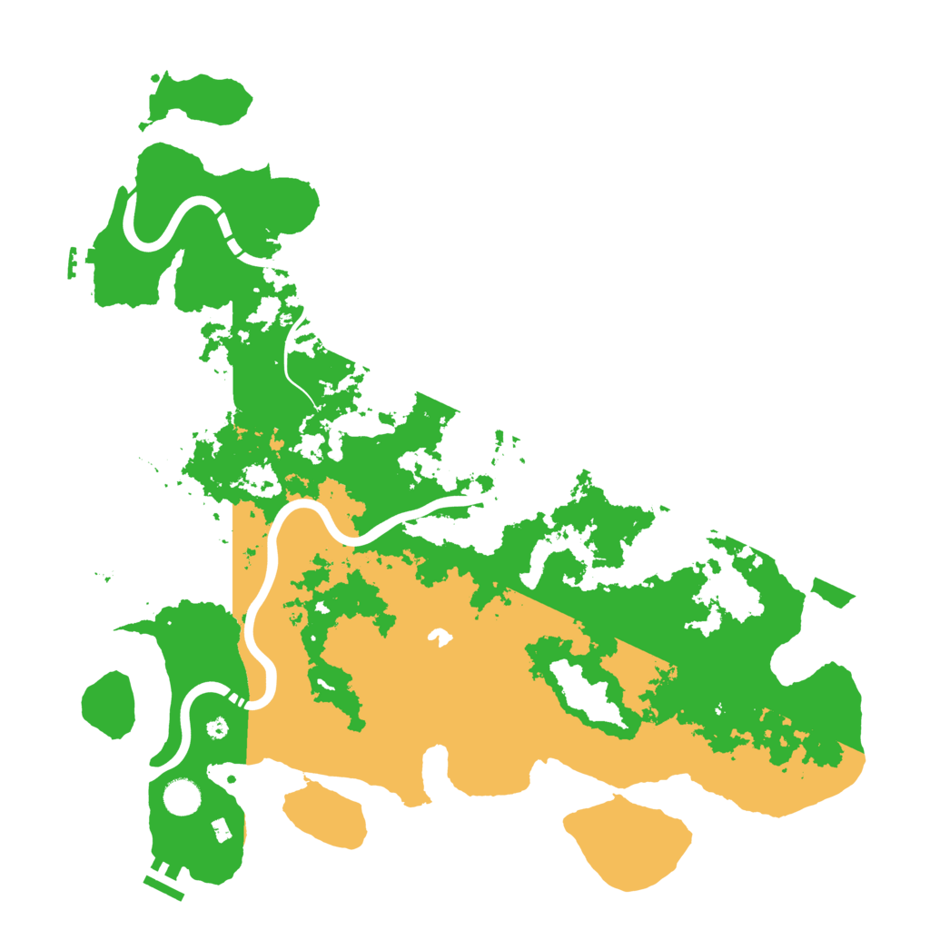 Biome Rust Map: Procedural Map, Size: 4400, Seed: 2062466391