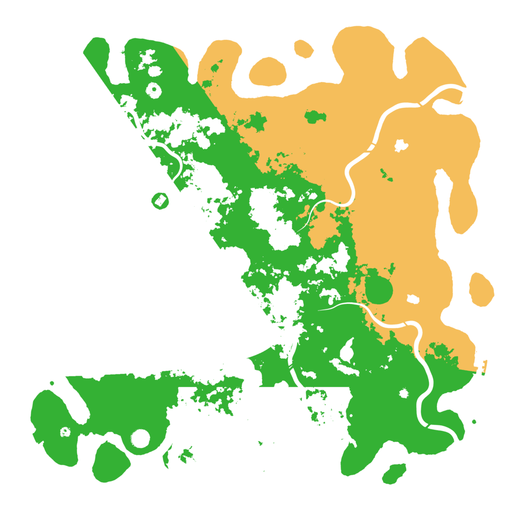Biome Rust Map: Procedural Map, Size: 5000, Seed: 1176963090