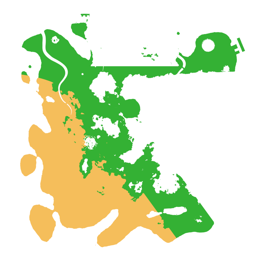 Biome Rust Map: Procedural Map, Size: 3700, Seed: 1680991584