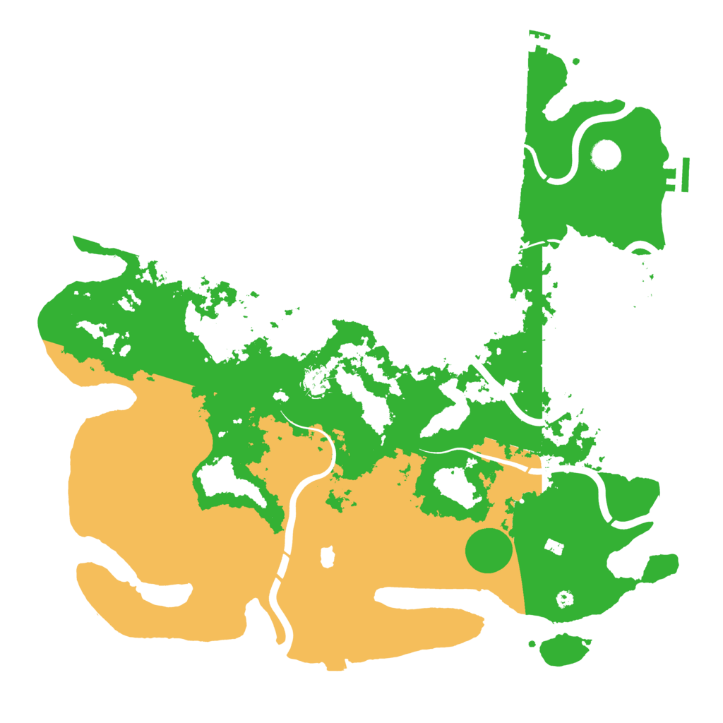 Biome Rust Map: Procedural Map, Size: 4250, Seed: 298563176