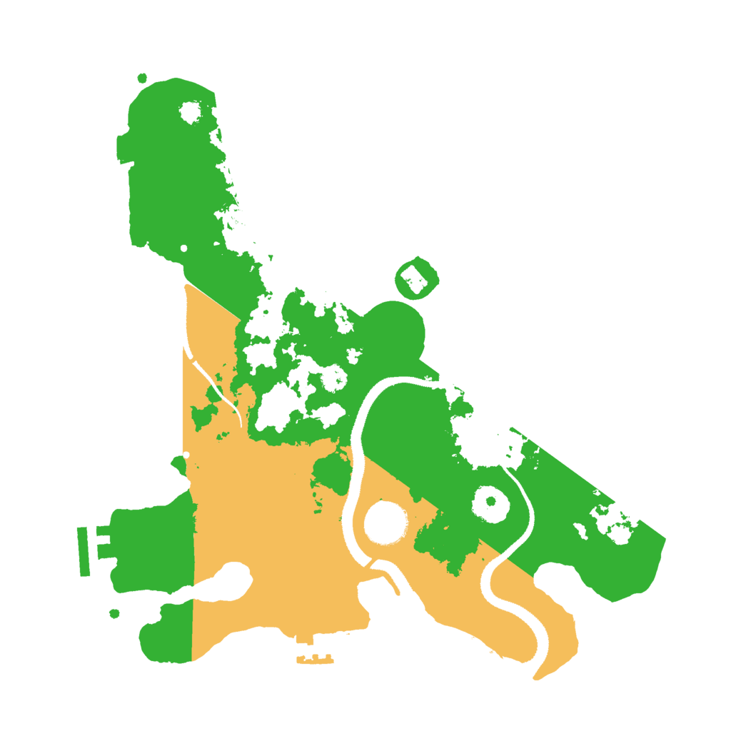 Biome Rust Map: Procedural Map, Size: 3000, Seed: 393341886