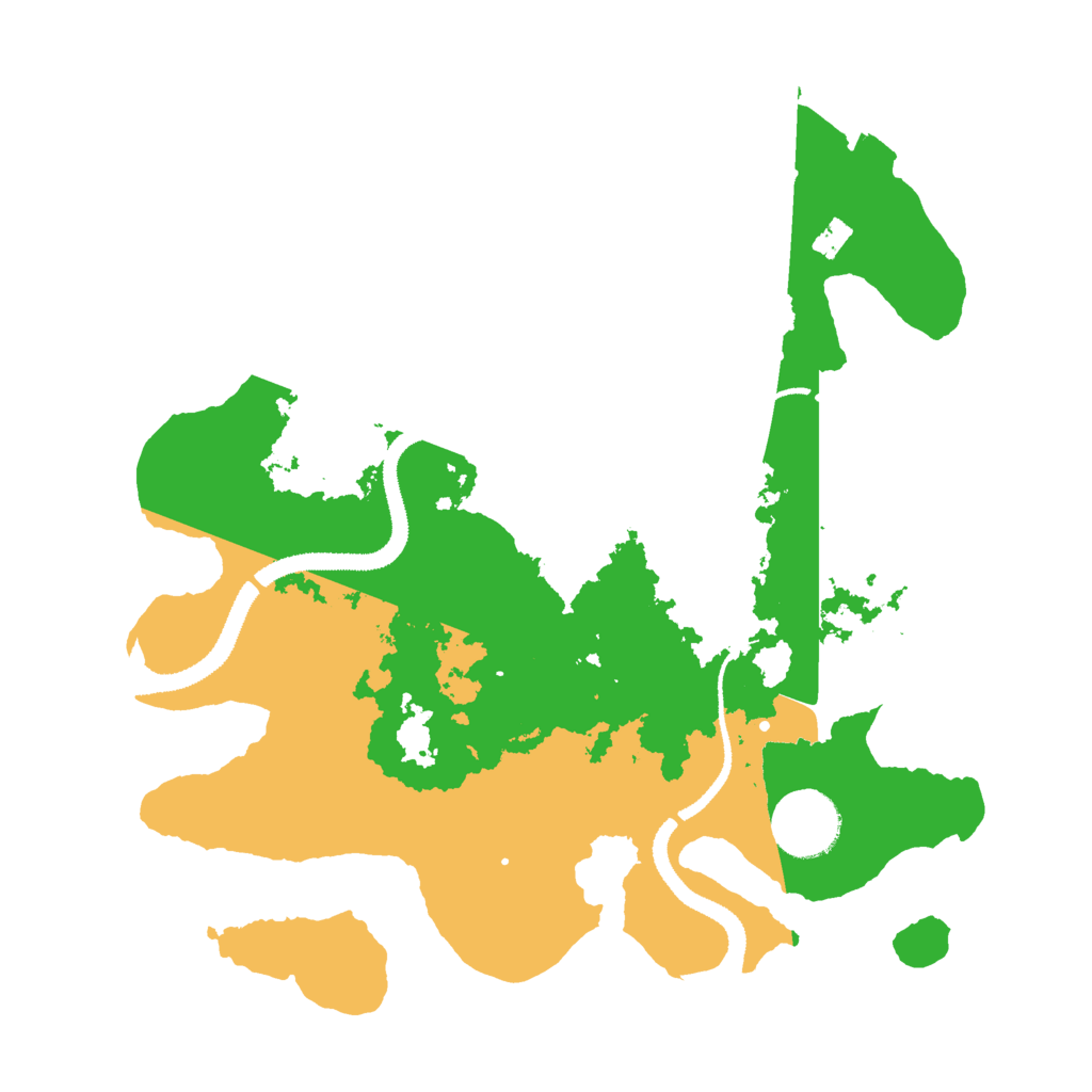 Biome Rust Map: Procedural Map, Size: 3000, Seed: 20694