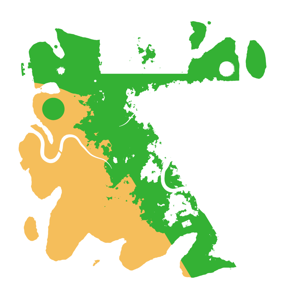 Biome Rust Map: Procedural Map, Size: 3500, Seed: 489475609