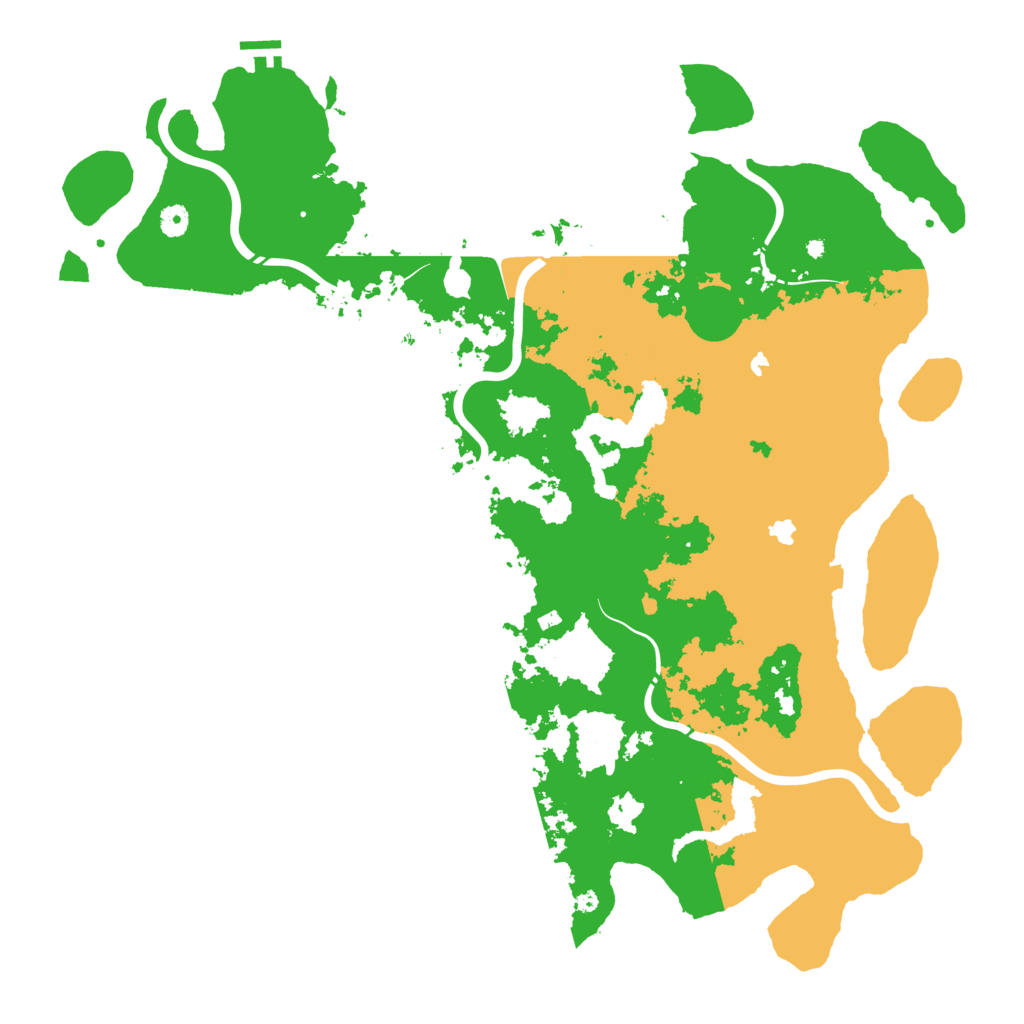 Biome Rust Map: Procedural Map, Size: 5000, Seed: 99530565