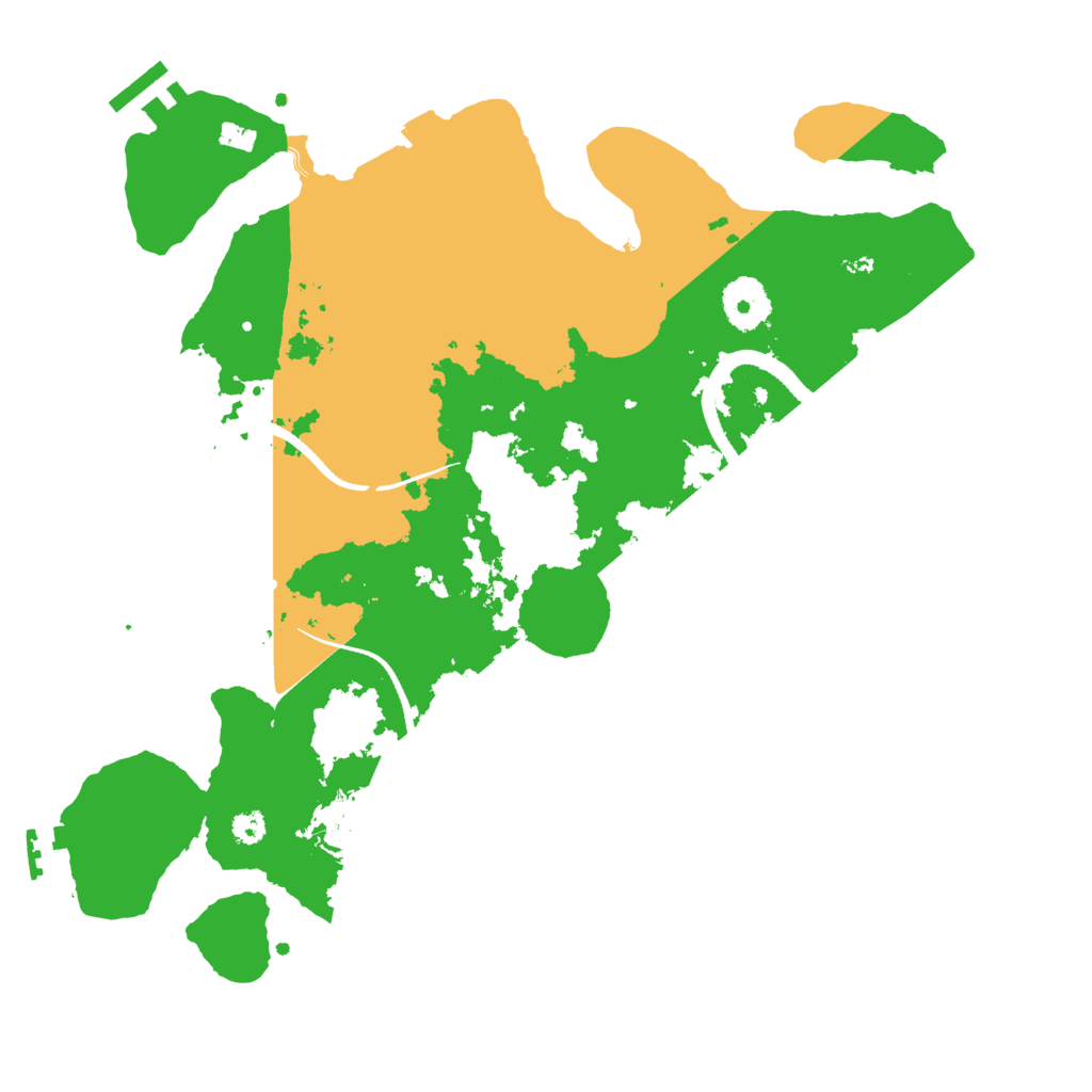 Biome Rust Map: Procedural Map, Size: 3300, Seed: 373737