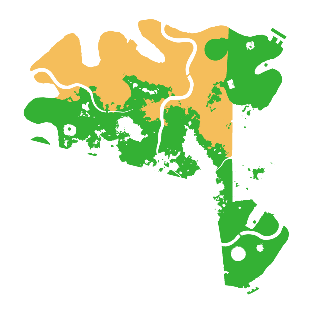 Biome Rust Map: Procedural Map, Size: 3750, Seed: 413867304