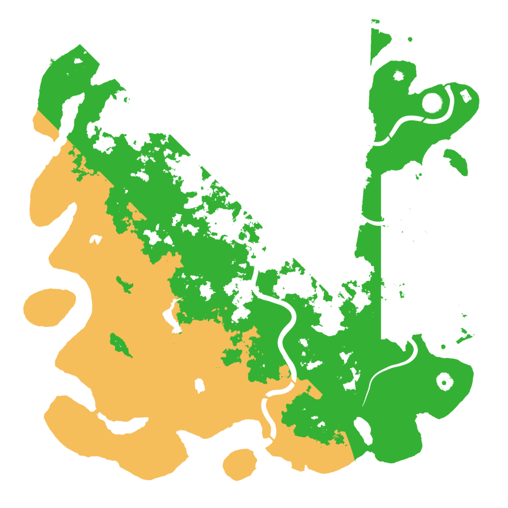 Biome Rust Map: Procedural Map, Size: 4500, Seed: 350336862