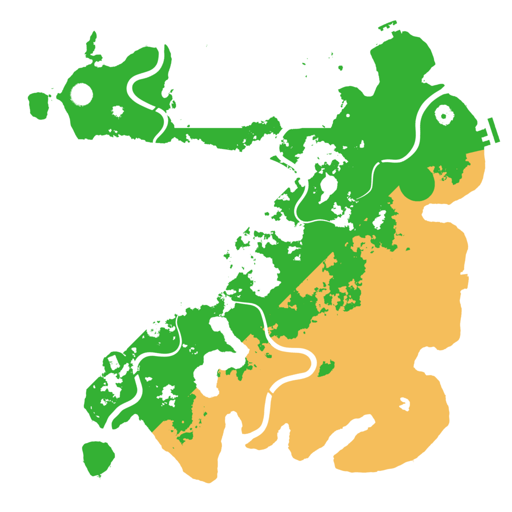 Biome Rust Map: Procedural Map, Size: 4050, Seed: 1791467653