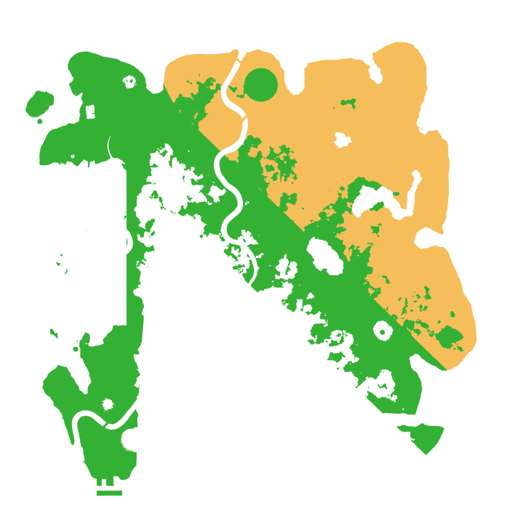 Biome Rust Map: Procedural Map, Size: 4000, Seed: 3217654