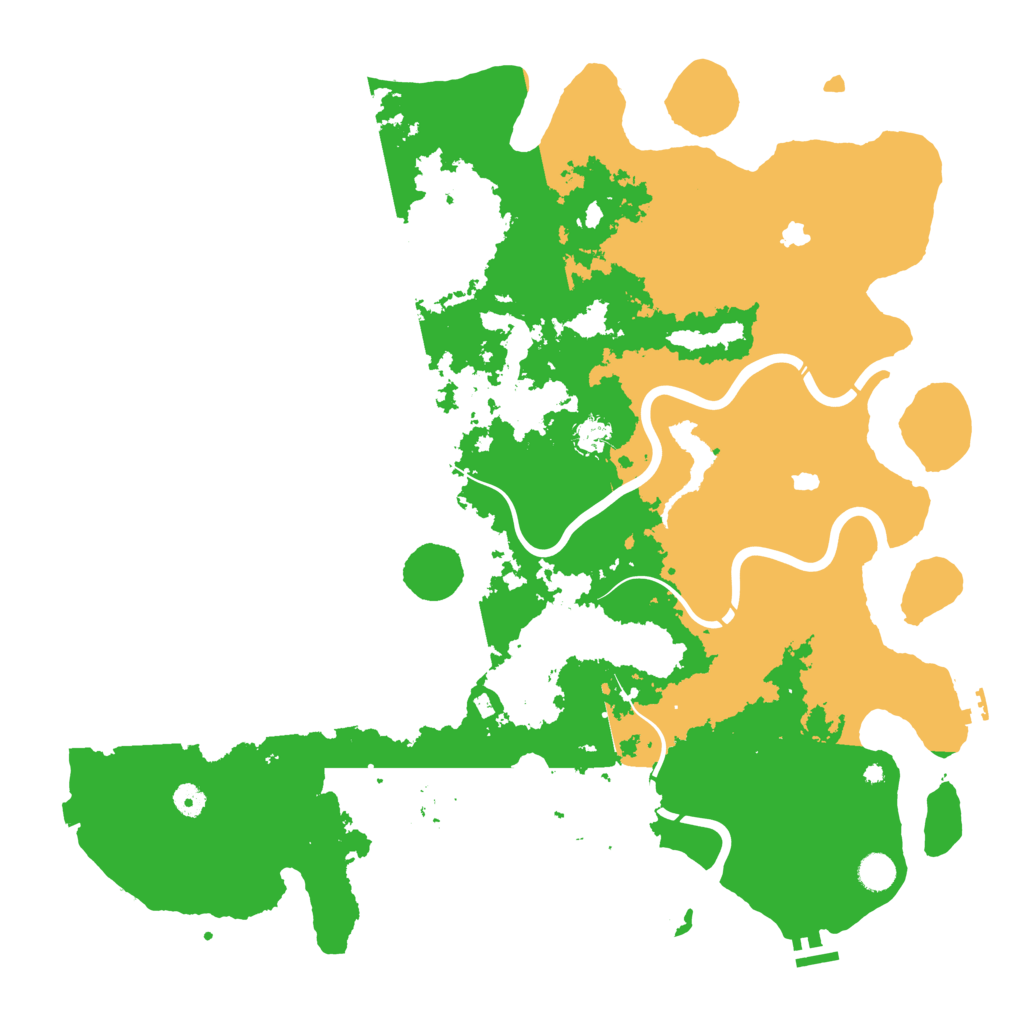 Biome Rust Map: Procedural Map, Size: 4800, Seed: 416641162