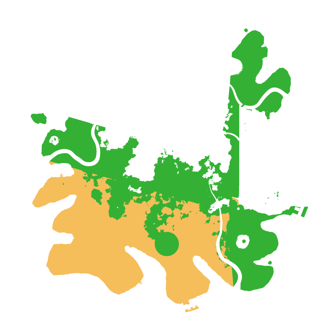 Biome Rust Map: Procedural Map, Size: 3500, Seed: 1339976042