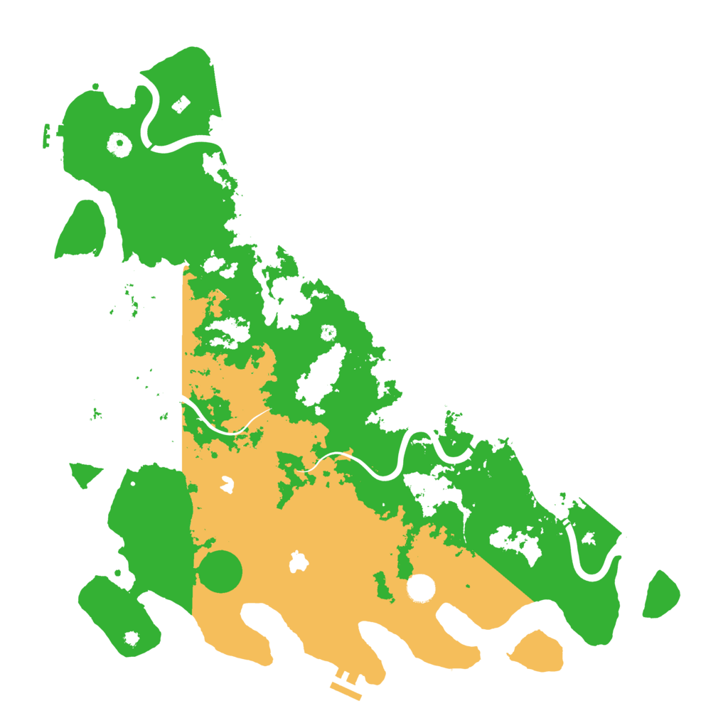 Biome Rust Map: Procedural Map, Size: 4500, Seed: 1094323575