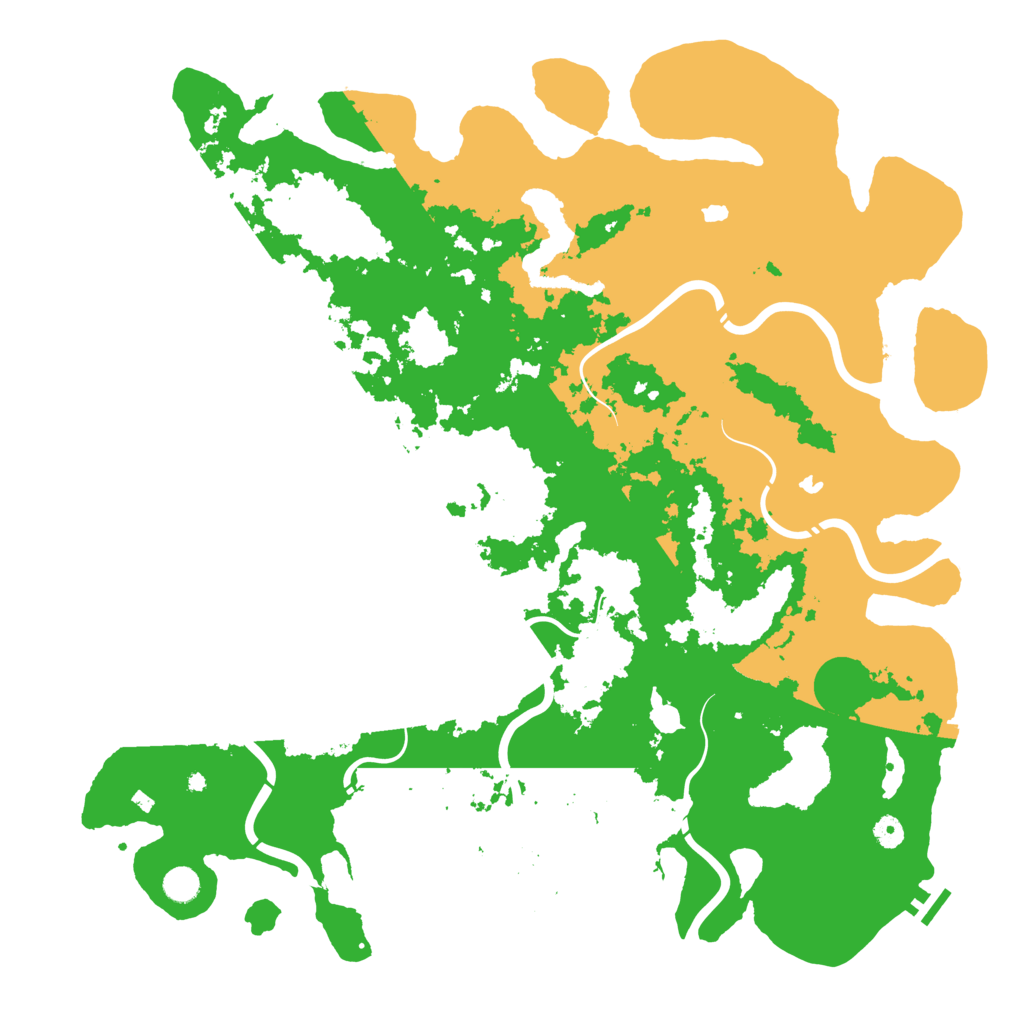 Biome Rust Map: Procedural Map, Size: 5000, Seed: 888293005