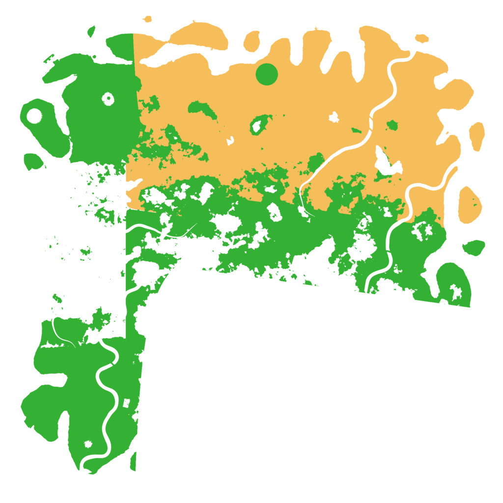 Biome Rust Map: Procedural Map, Size: 6000, Seed: 420000