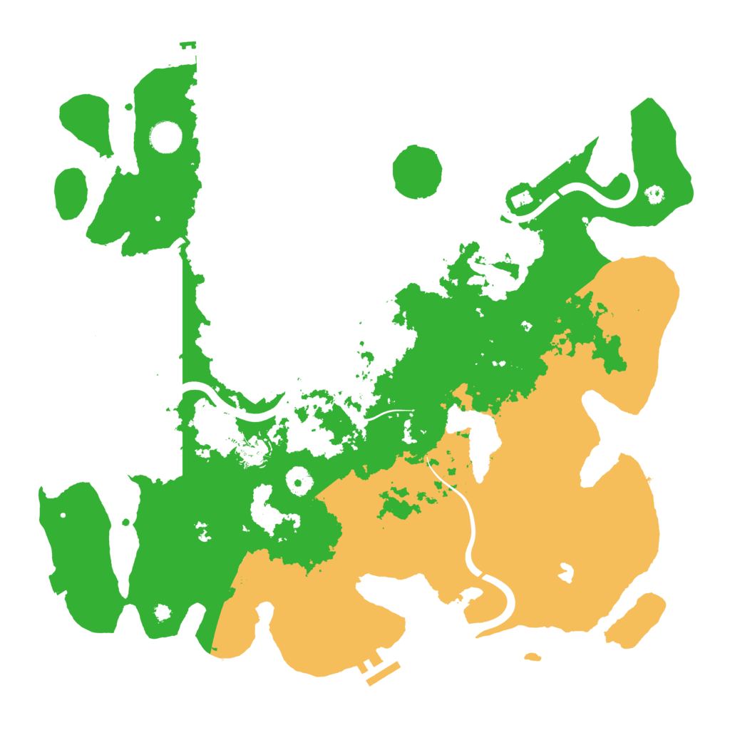 Biome Rust Map: Procedural Map, Size: 4000, Seed: 1363449136