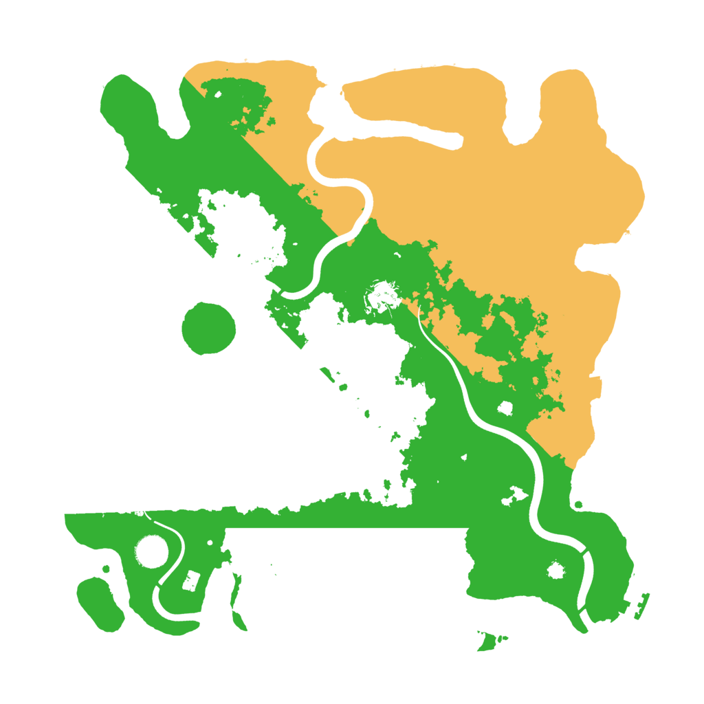 Biome Rust Map: Procedural Map, Size: 3750, Seed: 2141270131