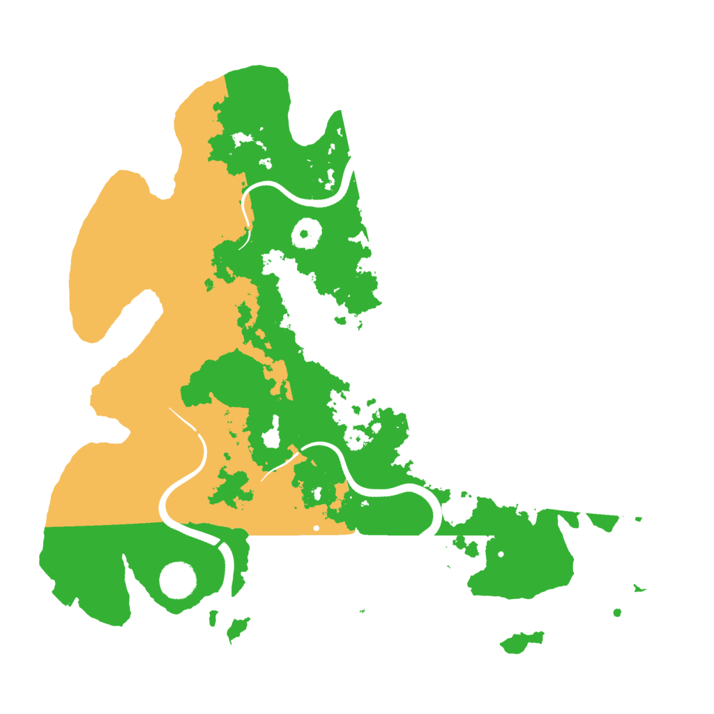 Biome Rust Map: Procedural Map, Size: 3500, Seed: 1773836143