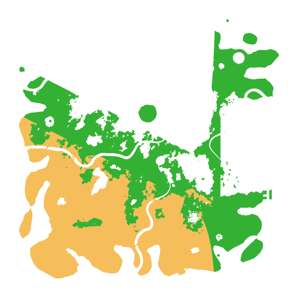 Biome Rust Map: Procedural Map, Size: 4500, Seed: 523672853