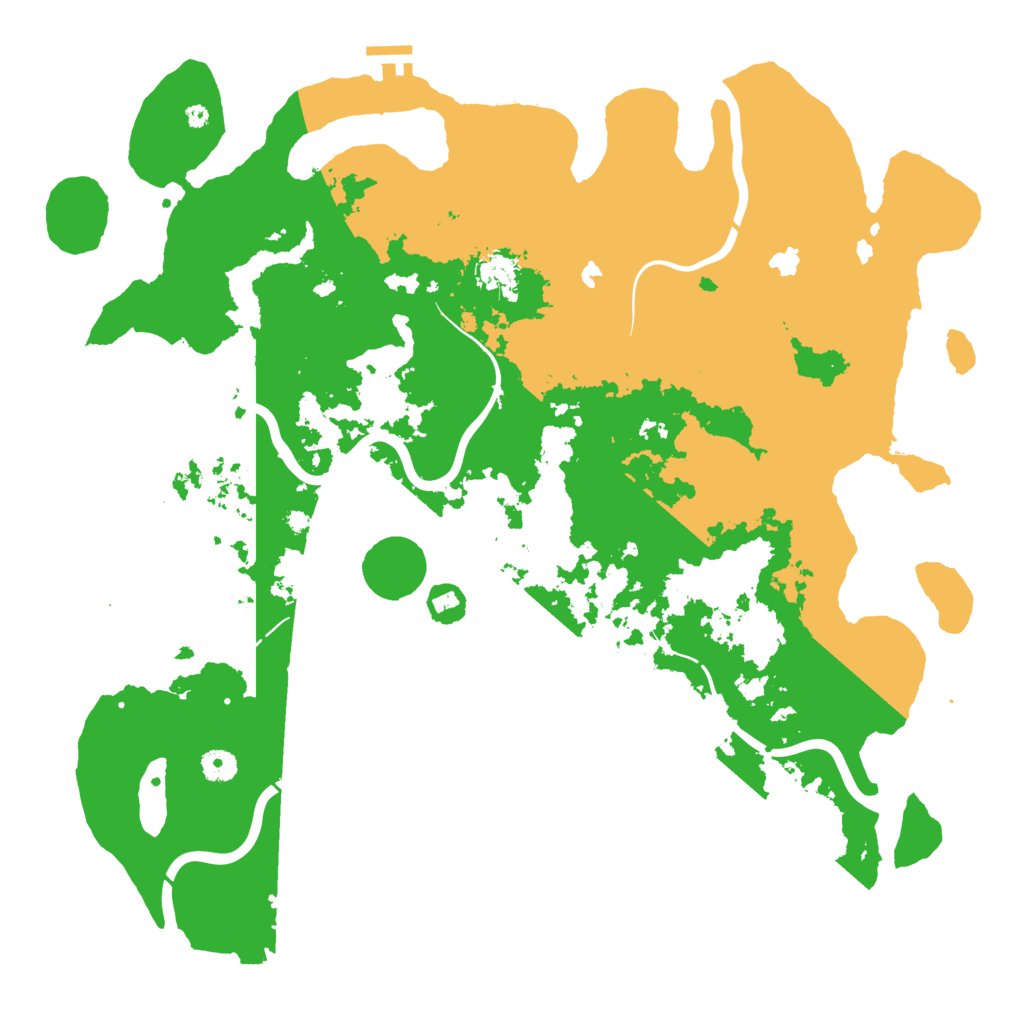 Biome Rust Map: Procedural Map, Size: 4500, Seed: 30596863