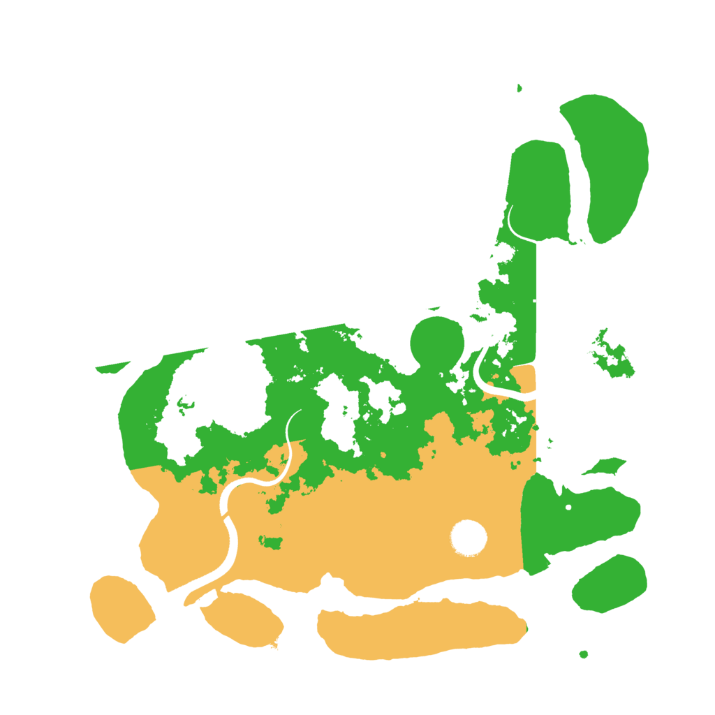 Biome Rust Map: Procedural Map, Size: 3500, Seed: 26559203