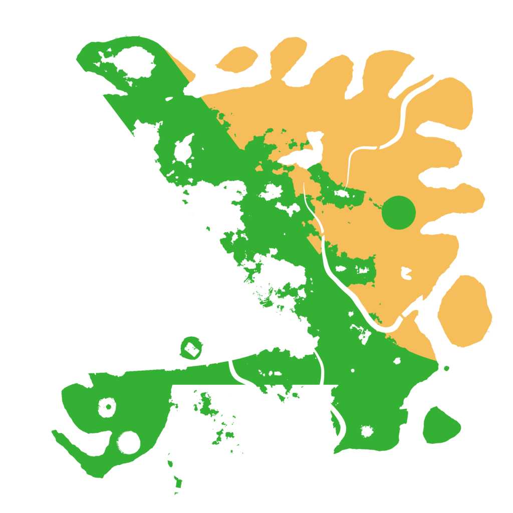 Biome Rust Map: Procedural Map, Size: 4000, Seed: 379402523