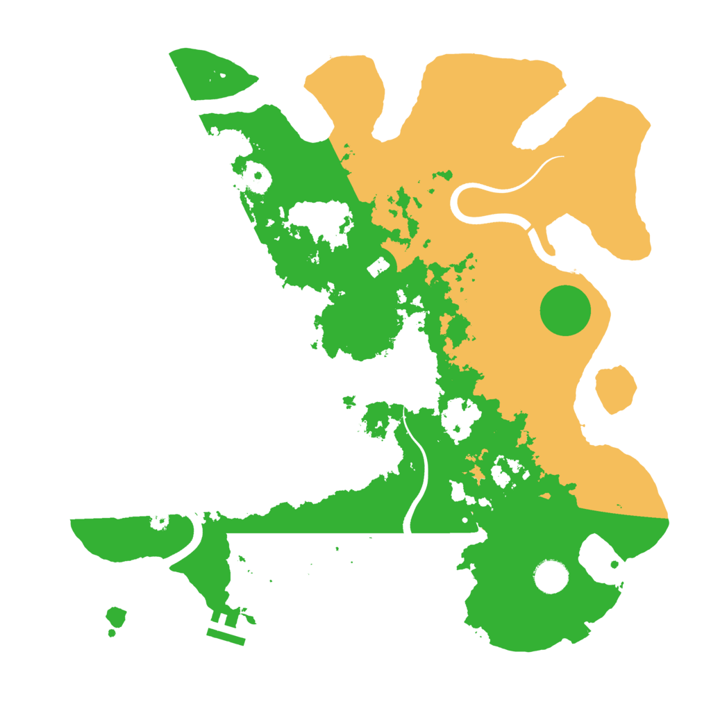 Biome Rust Map: Procedural Map, Size: 3700, Seed: 1013583542