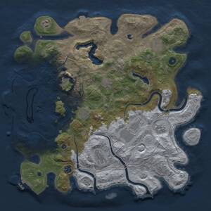 Thumbnail Rust Map: Procedural Map, Size: 4250, Seed: 330014502, 16 Monuments