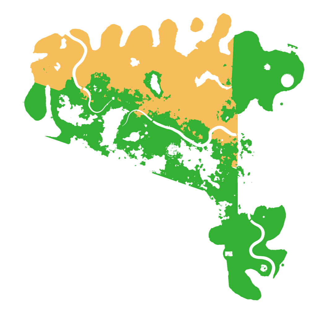Biome Rust Map: Procedural Map, Size: 4500, Seed: 73882431