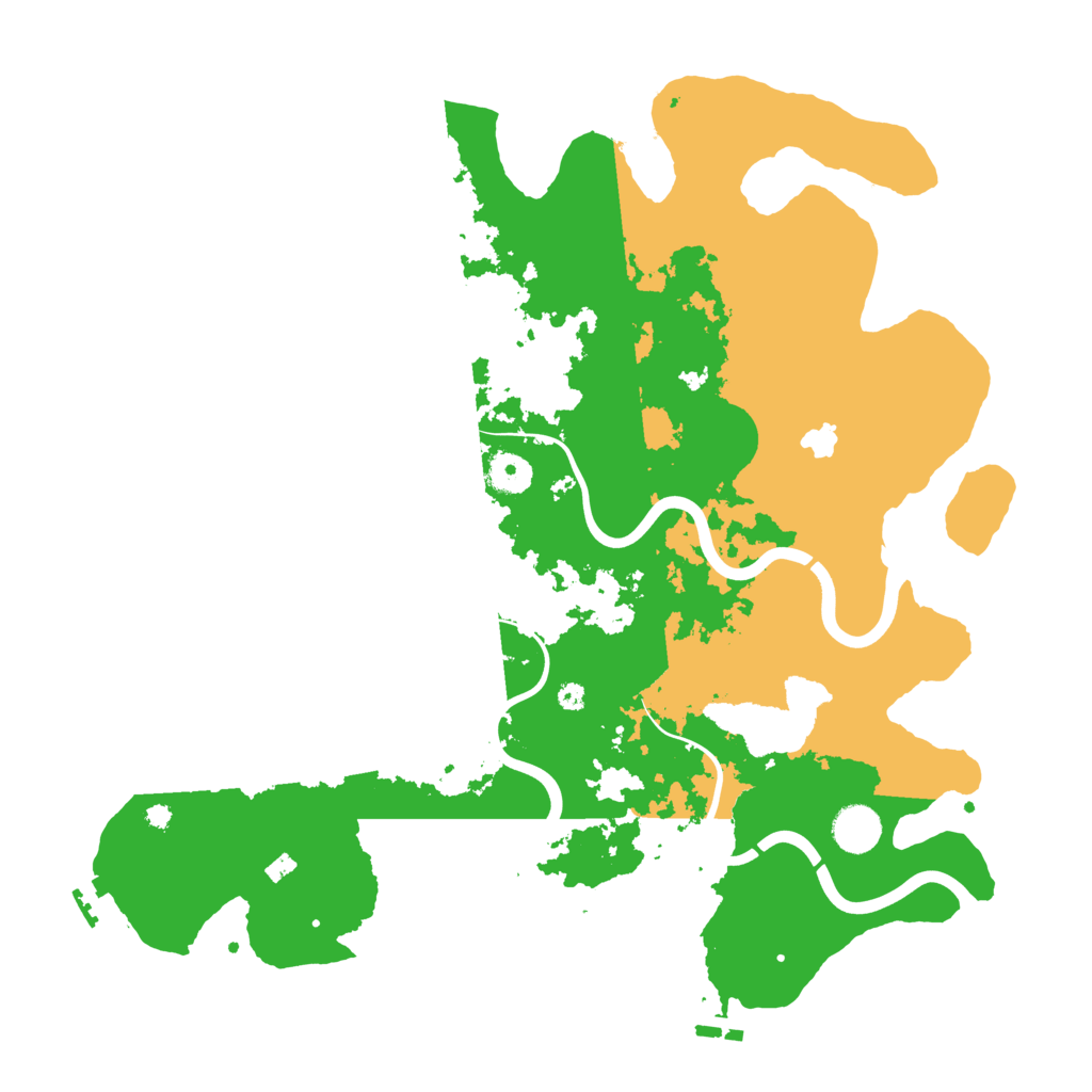 Biome Rust Map: Procedural Map, Size: 4000, Seed: 145287786