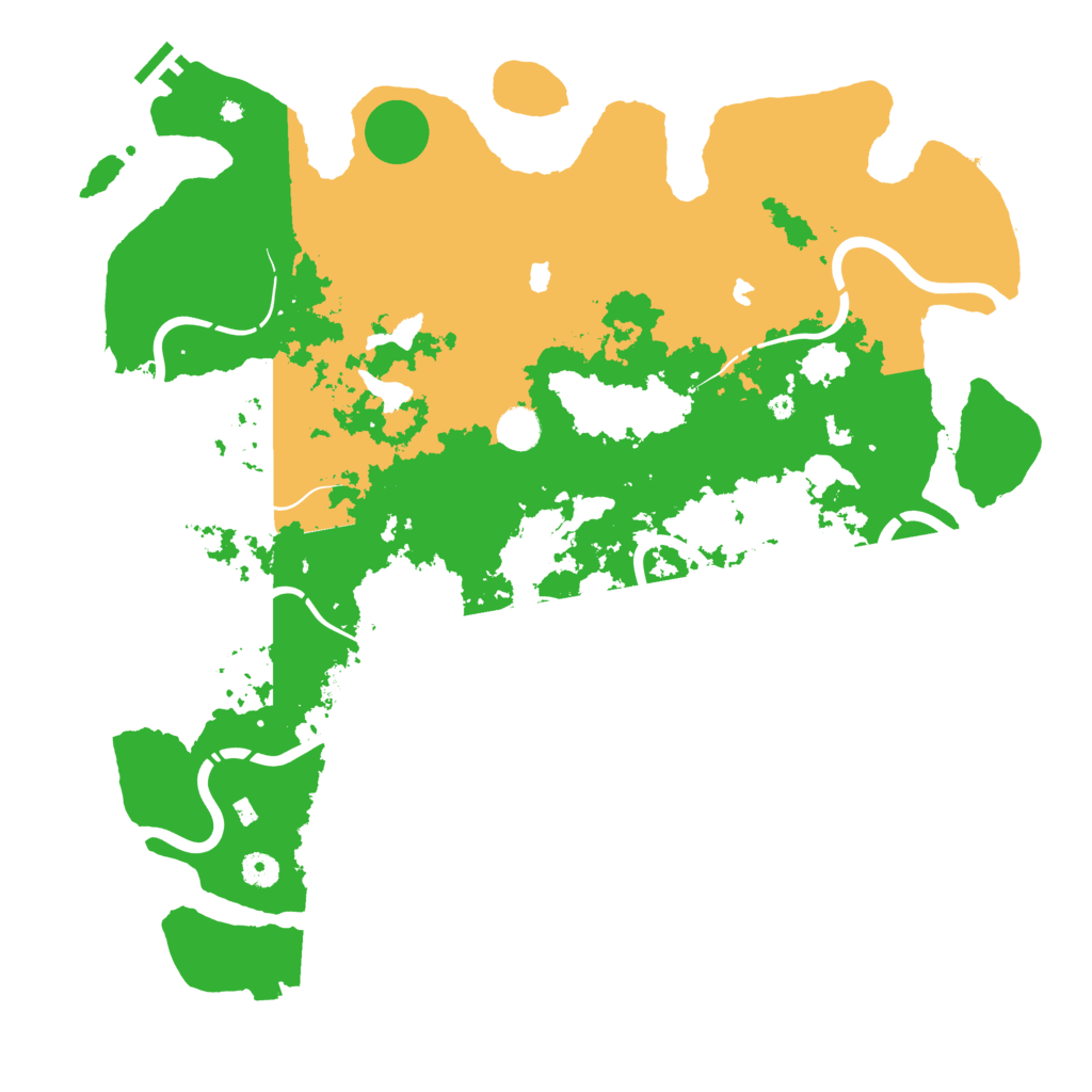 Biome Rust Map: Procedural Map, Size: 4500, Seed: 654352