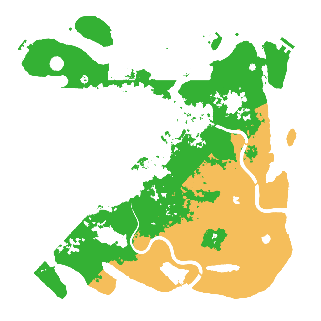 Biome Rust Map: Procedural Map, Size: 4000, Seed: 22452176