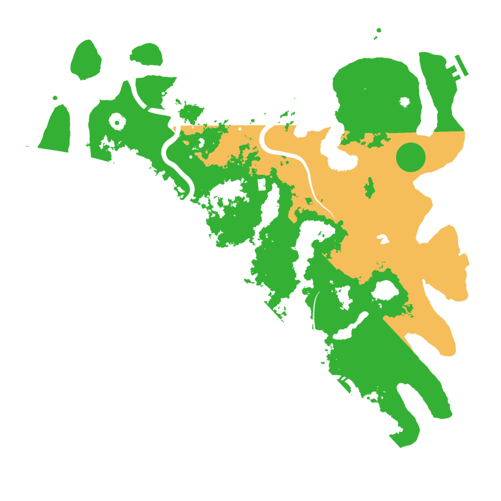 Biome Rust Map: Procedural Map, Size: 4500, Seed: 32565454