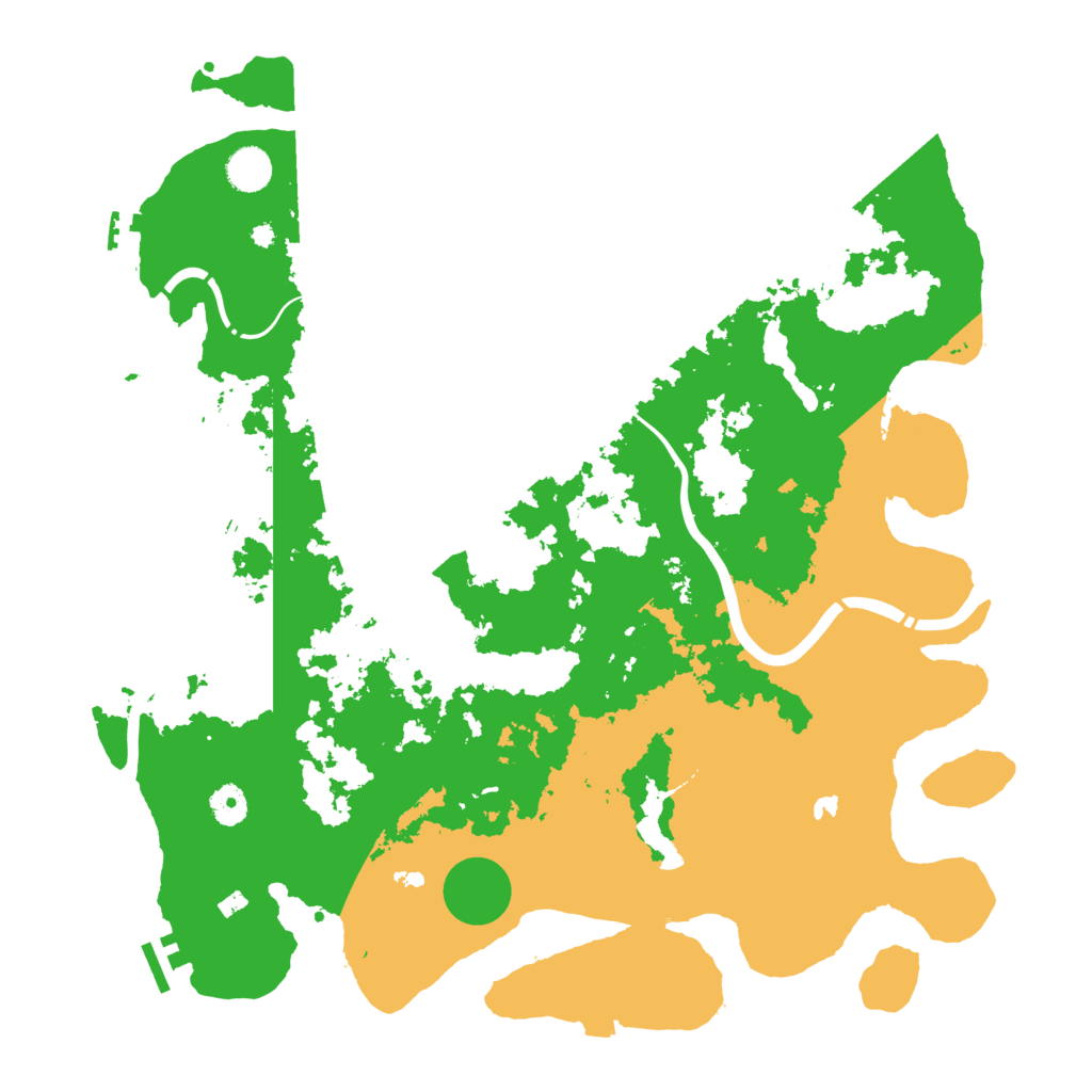 Biome Rust Map: Procedural Map, Size: 4250, Seed: 969305248