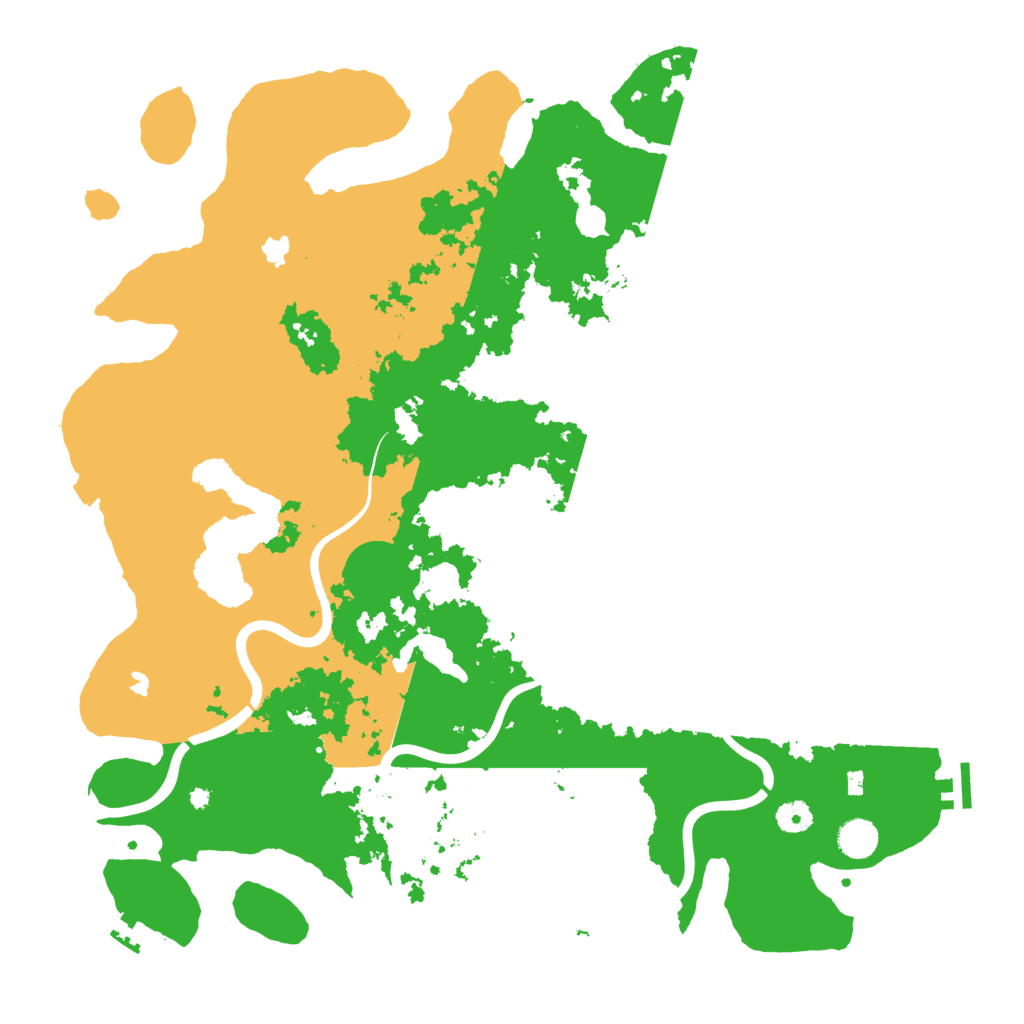 Biome Rust Map: Procedural Map, Size: 4500, Seed: 1355447636