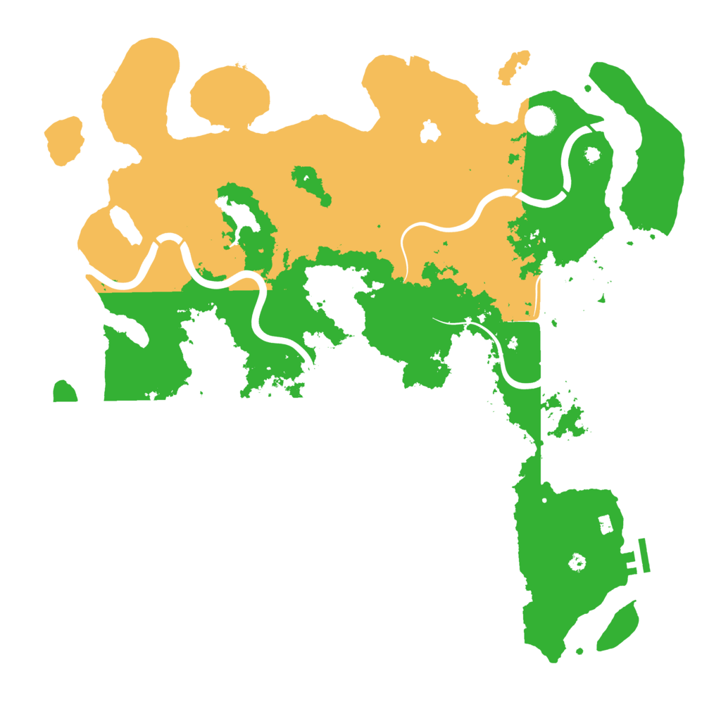 Biome Rust Map: Procedural Map, Size: 4250, Seed: 1199520767