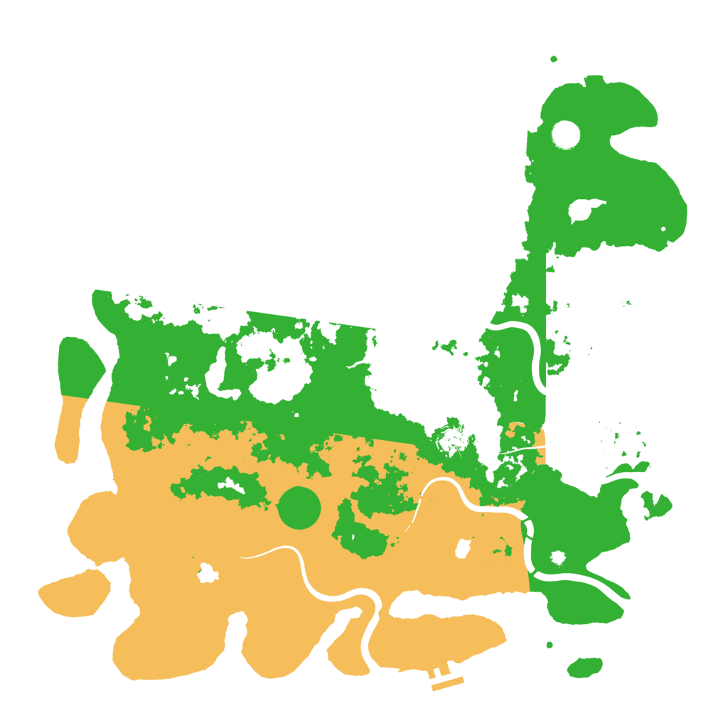 Biome Rust Map: Procedural Map, Size: 4500, Seed: 693322613