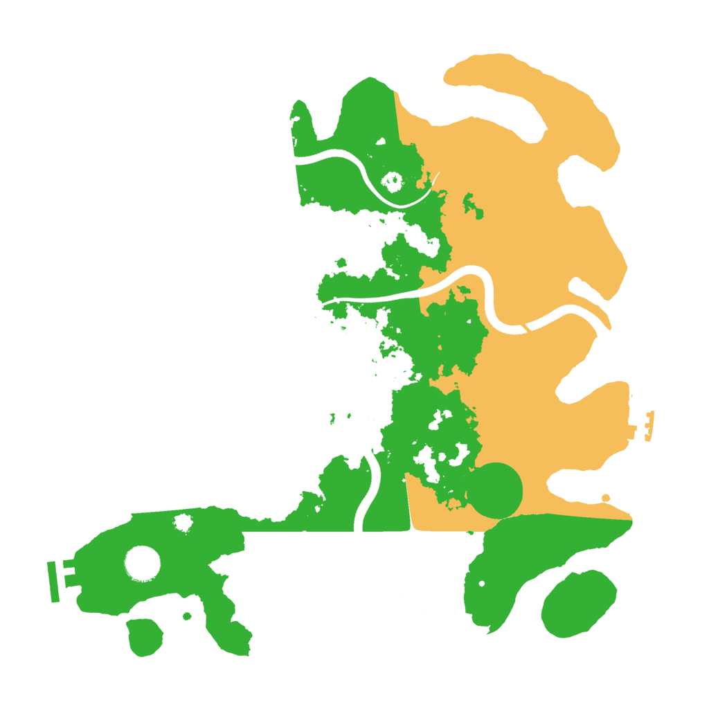 Biome Rust Map: Procedural Map, Size: 3500, Seed: 54491708