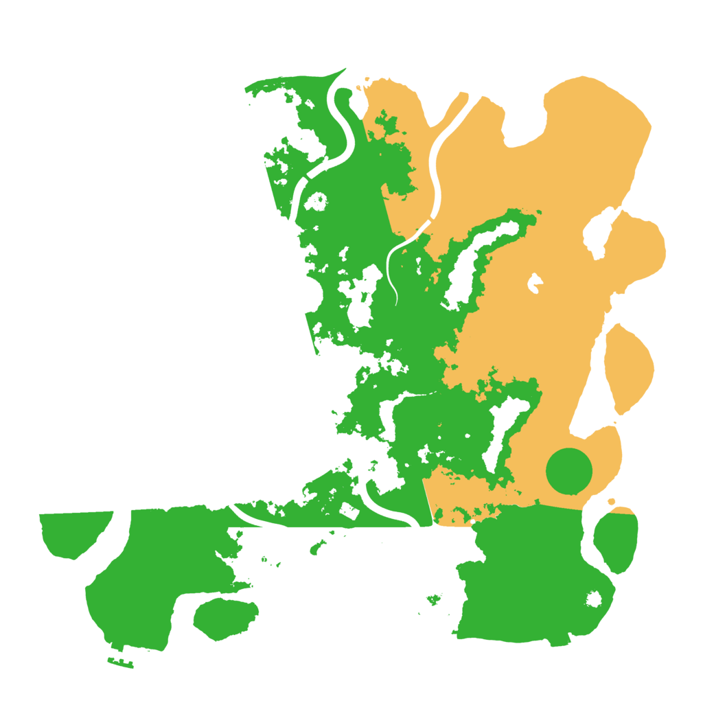 Biome Rust Map: Procedural Map, Size: 4000, Seed: 1786645910