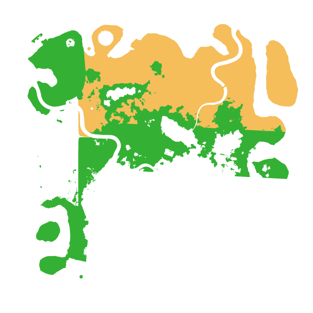 Biome Rust Map: Procedural Map, Size: 3650, Seed: 50555477