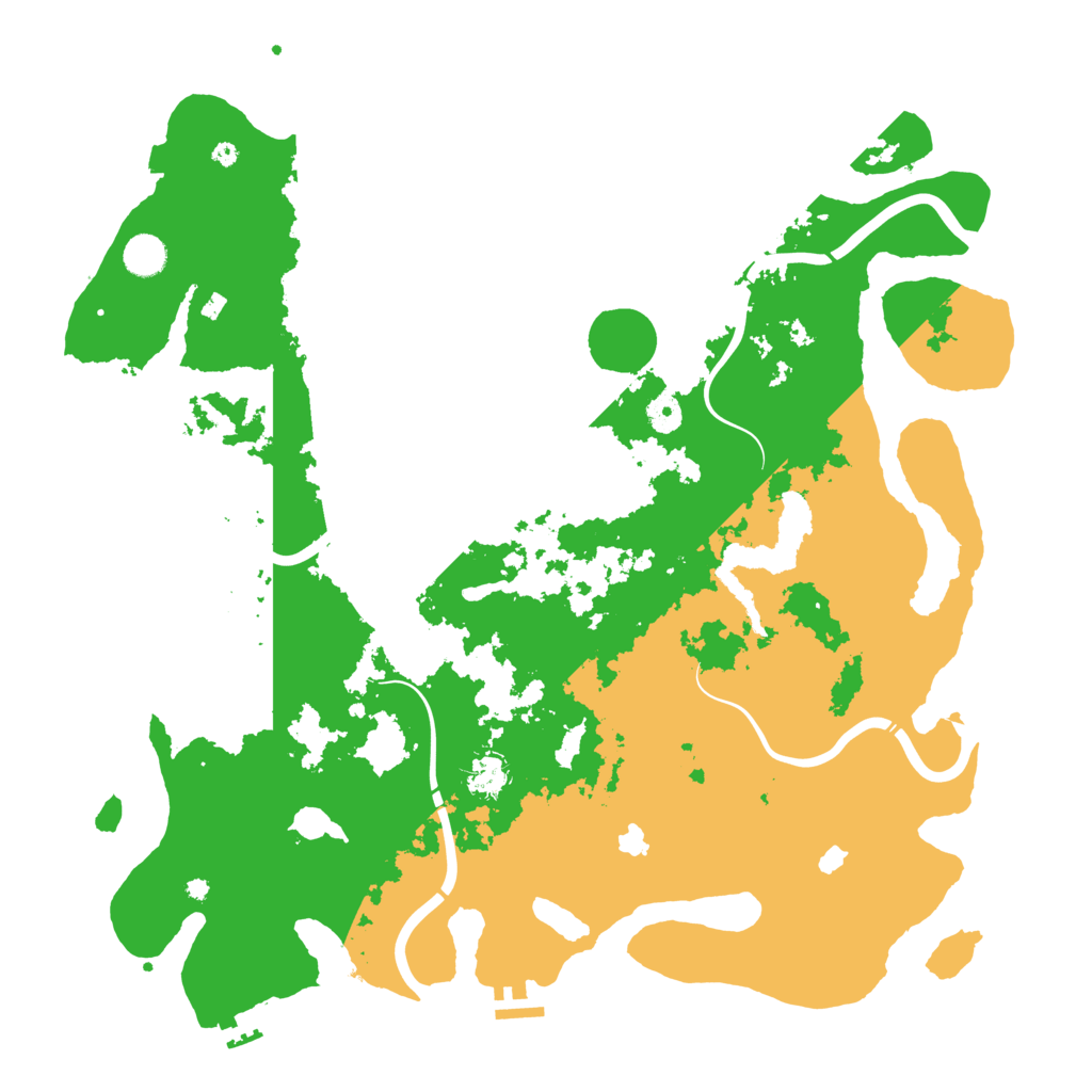Biome Rust Map: Procedural Map, Size: 4500, Seed: 475660082