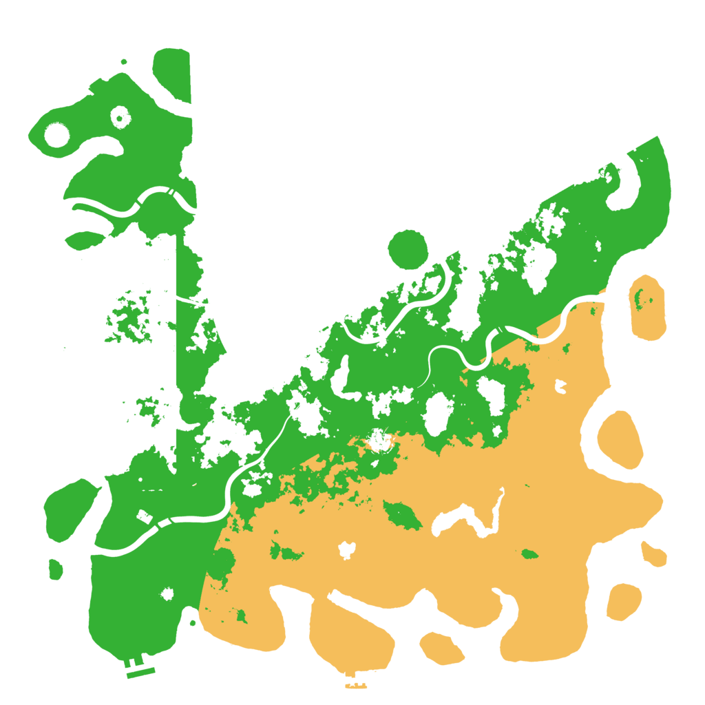 Biome Rust Map: Procedural Map, Size: 5000, Seed: 1851427332