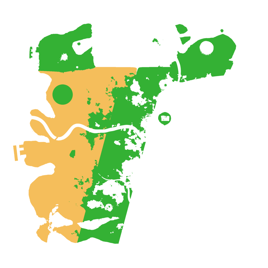 Biome Rust Map: Procedural Map, Size: 3500, Seed: 1034330501