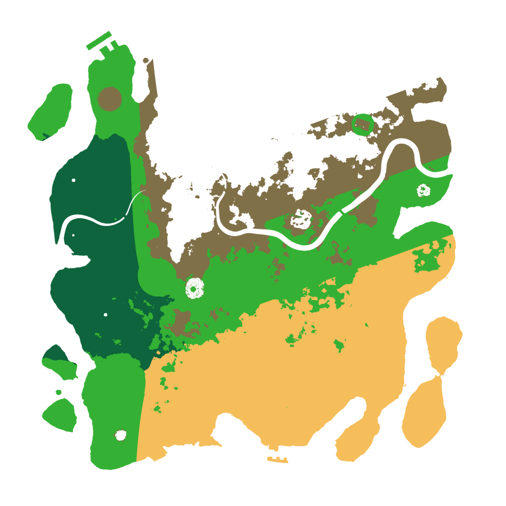 Biome Rust Map: Procedural Map, Size: 3700, Seed: 872571712