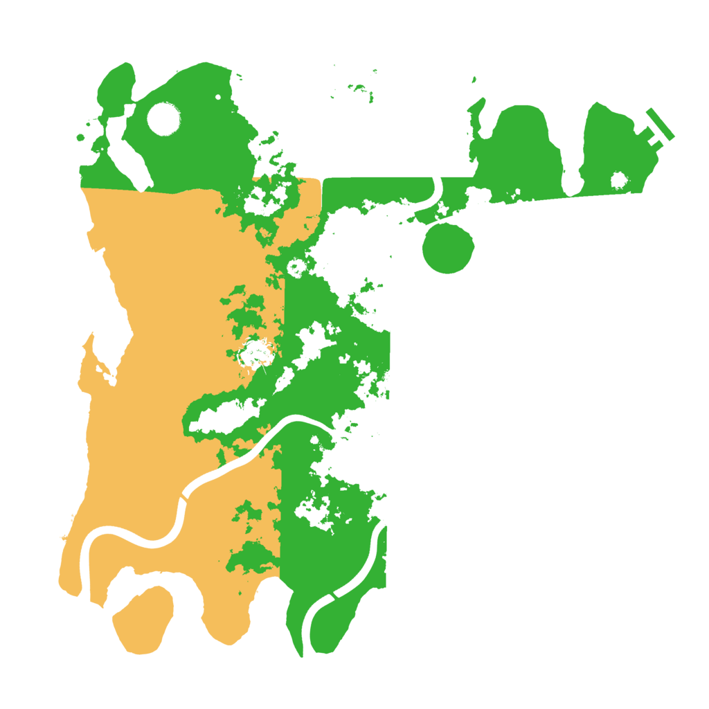 Biome Rust Map: Procedural Map, Size: 3800, Seed: 481982