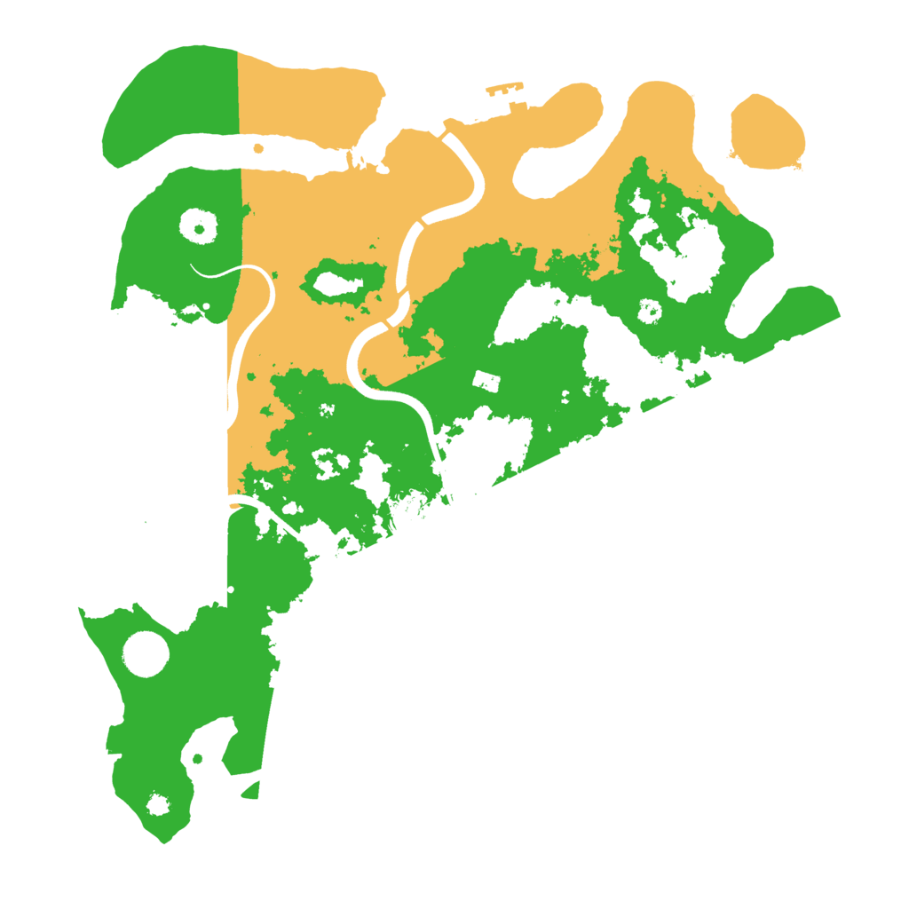 Biome Rust Map: Procedural Map, Size: 3700, Seed: 974226430