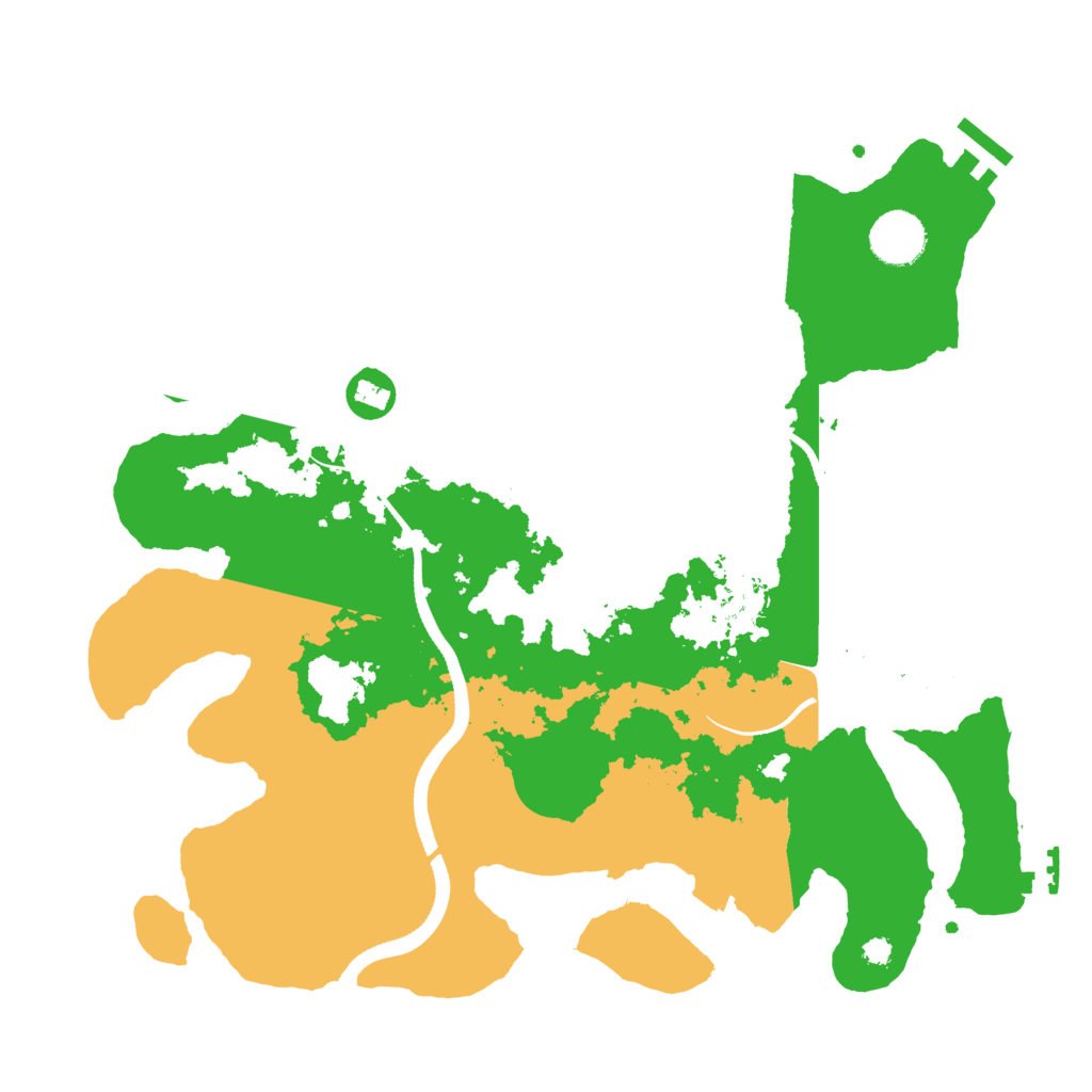 Biome Rust Map: Procedural Map, Size: 3500, Seed: 1181509389