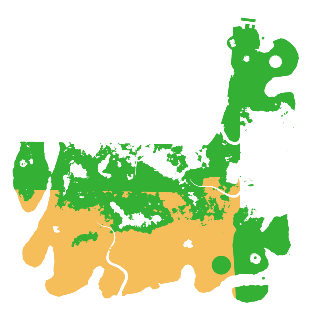 Biome Rust Map: Procedural Map, Size: 4500, Seed: 1442730943