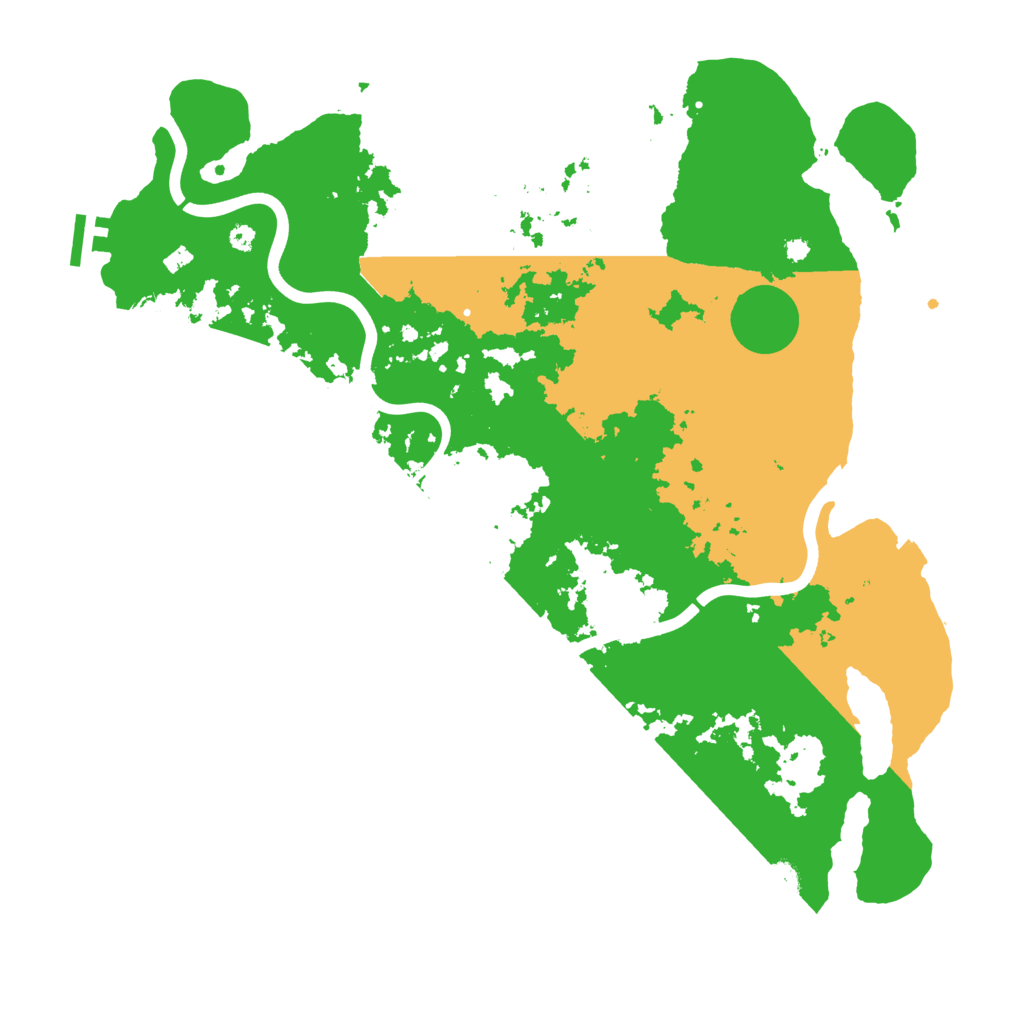 Biome Rust Map: Procedural Map, Size: 3980, Seed: 7807087