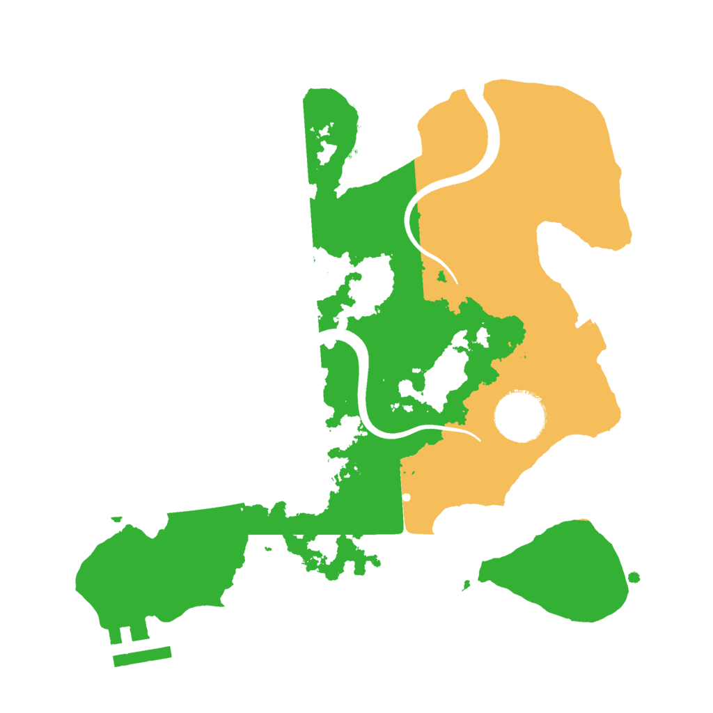Biome Rust Map: Procedural Map, Size: 2475, Seed: 253960769